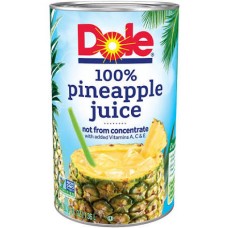 Dole pineappple juice can 
